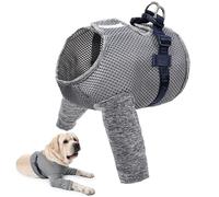 Dog Recovery Suit for Front Legs, Adjustable Dog Leg Sleeves to Stop Licking, Sleeve Suit Protecting Stop Licking Joints, Suitable for Covering Forearm Wounds and Skin Conditions in Dogs (S)