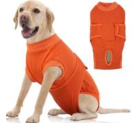 Dog Recovery Suit, Post-Surgery Bodysuit for Dogs - Soft Breathable Anti-Licking Onesie Alternative to E-Collar, Spay/Neuter Wound Protection for Male & Female Pets (Blue Tie Dye, XL)