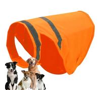 Dog Reflective Vest - Breathable Fluorescent Orange Visibility Apparel, Adjustable Secure Fit Safety Gear, Lightweight Comfort Design | Enhanced Outdoor Protection Solution For Hunting Walking Trainin