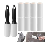 Dog Remover For Dogs, Sticky Hair Rollers Company | Extra Pet Hair Landing Rollers, Manual Instruments With 2 Handles, 60 Sheets Each, Po