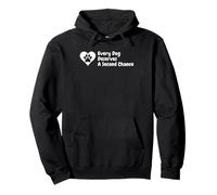 Dog Rescue, Every Dog Deserves A Second Chance Pullover Hoodie