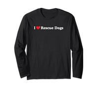 Dog Rescue, I Love Rescue Dogs Long Sleeve T-Shirt