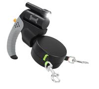 Dog Retractable Leashes - 360 Degree Swivel Adjustable Double Leashes,Pet Accessories for Walking Running Jogging Daily Traveling Camping Adventure Hiking Apartment Beach