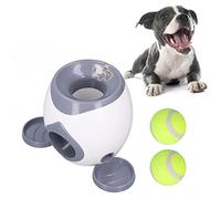 Dog Reward Feeder, Dog Food Reward Feeding Machine with 2 Balls, Spoon, 2 Food Trays, Puppy Interactive To y, Pet Dog Ball Interactive Feeder