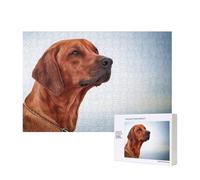 Dog Rhodesian Ridgeback,300 Pieces Wooden Jigsaw Family Game Jigsaw Puzzles for Adults Teens Home Decor