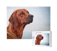 Dog Rhodesian Ridgeback,500 Pieces Wooden Jigsaw Family Game Jigsaw Puzzles for Adults Teens Home Decor