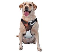 Dog Rhodesian Ridgeback,Pet Harness,Adjustable Reflective Dog Harness,Pet Leash Vest,S
