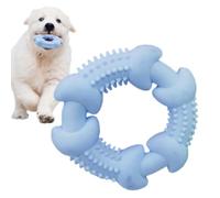 Dog Ring Toy Milk Flavor, Rubber, Chew Toy, Pet-Safe, Bite Resistant
