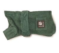 DOG ROBE - (12" - 28") - Danish Design Towel Jacket PawMits dd Bath Warmer Coat