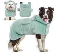 Dog Robes After Super Absorbent & Fast Coat with Hood, Bathrobe Beach Essentials, Bath Towels for Drying Dogs Large, Bath/Beach/Swimming Quick Dry Towel Robe