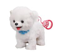 Dog Robot, Interactive Dog Plush Animals | Realistic Walking and Abiding Puppy Toys - for Young Girls Parties Birthday Indoor Home Outdoor Travel Bedroom Living Room Garden