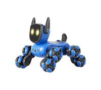 Dog Robot - Remote Control Interactive Toy 8 Wheels 2025 Intelligent Parent-Child | Multifunctional Creative Educational Electric Robot | Boys Girls Birthday Gift LED Lights Music Dance Singing C