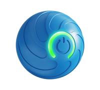 Dog Rolling Ball - Intelligent Gravity Interactive Bouncing Toy | USB Rechargeable Puppy Toy LED Light, 0.15 Lb, Automatic Vibrating Pet Ball,