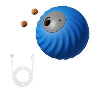 Dog Rolling Ball, Interactive Cat Toy with Food Dispenser Hole Motion Activated Automatic Pet Moving Ball for Small Medium Dogs Cats