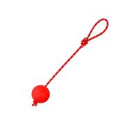 Dog Rope Ball - Rubber Rope Ball Toys | Solid Elastic Chewing Toys, Ball On A Rope Toys Dogs, Ball Rope Toy For Dogs, Interactive Balls, Catch