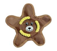 Dog Rope Throw Toy, Interactive Toss & Fetch Chew Toy for Puppies, Safe Durable Fetching Thrower, Great for Park, Garden, Home Playtime & Exercise, 9.06x9.06x1.18in