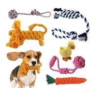 Dog Rope Toy | Cotton Funny Pet Supplies,Dog Chew Rope Interactive Toys | for Small Medium Large Breed Enrichment Boredom Stimulating Tug of War Teeth Cleaning Indoor Outdoor