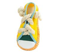 Dog Rope Toy - Dog Rope Toy Squeaky Interactive Chew Teether Shoe | Squeakys Dogs Chew T0ys | Shoe Shape Chewing Teether | Dogs Ropes Toys Squeaky For Gum Massaging, Puppy, Outdoor, Training Reward
