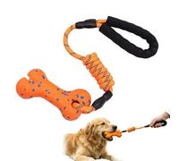 Dog Rope Toy,Interactive Bone Pet Supplies,Puppy Rope Toy Outdoor Games - For Small Medium Breeds Stimulation Occupancy Puppy Aggressive Chewers Fetch Training
