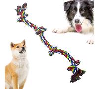 Dog Rope Toy Interactive Heavy Duty Fun Chewer | Interactive Dog Toys for Reduce Boredom Play Training Travel Pool Park Yard Home Garden Indoor Outdoor Family Time