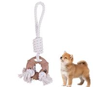 Dog Rope Toy,Wear-resistant Dog Bone Chew Toy with Stripe & Bump Texture of Dogs Breeds Aggressive Chewers