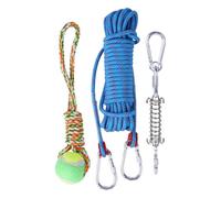 Dog Rope Tug War Toy Interactive Rope Chewing Spring Pole Kit