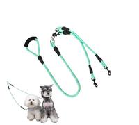 Dog Rope,Two Animal Dog Rope Pet Strap | 360-Degree Rotating Pet Animals Safety Equipment Training Tool for River-Fording Hiking Walking Backyard Running