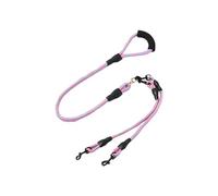 Dog Rope - Two Animal Dog Rope Walking Strap - Pet Safety Equipment Ergonomic Handle 360 Degree Rotating for Small Medium Large Breeds River Fording Camping Hiking