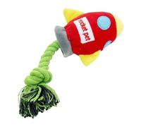 Dog ropeToy for Aggressive Chewers - Puppy Teeth Grinding Toy Rocket,Interactive Puppy Rope Dog Chew ropeTug Toy for Dogs