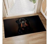 Dog Rottweiler Bathmat Soft Bath Rug Low Profile Bathroom Rug For Outdoor Indoor Bathroom 40X60 Cm