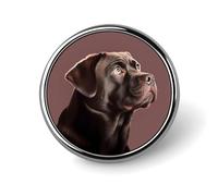 Dog Round Badge for Men Women, Durable & Stylish Lapel Pins, Lightweight Metal Badges for Shirts, Jackets, Hats