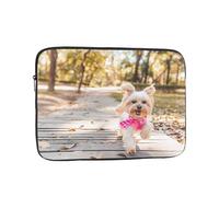Dog Running Toward You Laptop Sleeve Case 13 Inch Suitable For Notebook Computer Tablet Traveling Carrying Simple Case