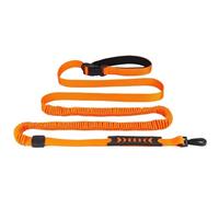 Dog Running Traction Belt Retractable Hands Free Dog Belt for Running Dual Handle Bungee for Large Pet Supplies(Orange)