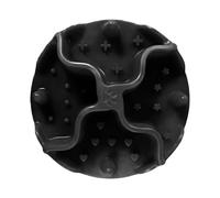 Dog S - Slow Food Pad with Suction Cup | Portable Crate Training Toy for Small to Medium Pets, Silicone Licking Mat Distraction Feeder Grooming Bathing Calming Texture Set