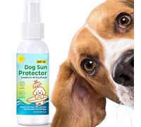 Dog Safe Sunscreen - SPF 25 UV Defense Spray - 50ml Sun Protector Sprayss - Holiday Vacation Road Trip Backyard Park Hiking Camping Beach Outdoor