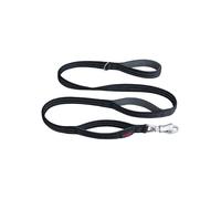 Dog safety leash - Halti - 1.5 m long - Black - Ultra-strong clip - Reflective stitching