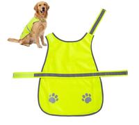 Dog Safety Vest - Reflective Giltet | Neon Dog Harness - High Visibility Safety Vest | Dark Protection Winter Forest Walking Hunting V Closure