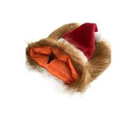 Dog Santa Hat - Funny Cute Santa Hat | Pet Costume for Holiday Outfit Youth Winter Party Children Family Girls Boys Kids Teens Girlfriend Night Days