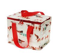 Dog sausage cooler bag for kids Rex London White 12x21x16 cm
