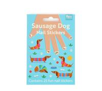Dog sausage nail stickers for kids Rex London (x30) Multicolour 0.5x0.8x0.1 cm