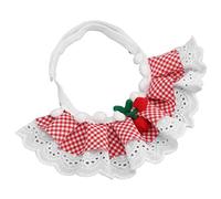 Dog Scarf, Cat Bandana Cute Cat Clothes Adjustable Lace Princess Dog Outfits Cat Outfits For Female Cats For Small Medium Dogs Cat Doggie Bunny Halloween Wedding Birthday Party (S)