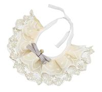 Dog Scarf, Costumes For Cats Cat Bandana Cute Cat Clothes Adjustable Lace Princess Dog Outfits For Small Medium Dogs Cat Doggie Bunny Halloween Wedding Birthday Party (L)