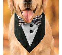 Dog Scarves - Pet Suit Triangle Bandana,Pet Scarf Accessories | for Girl Boy Halloween Christmas Fall Party Wedding Holiday Outdoor