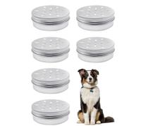 Dog Scent Jar - Aluminum Puppy Scent Training Box for Small Dogs, Essential Nose Work Starter Set for Puppy Training and Odor Detection (6pcs)