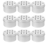 Dog Scent Training Case Tins 10Pcs Hollow Holder with Vented Lids for Working Dogs Explosive Detection and Nose Work Training