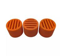 Dog Scent Training Containers (Set of 3) - Plastic Vented Lidded Jars for Scent Work & Nosework Games - Reusable, Washable, Non-Corrosive, 50mm x 40mm (Red/Green/Orange) (Orange)