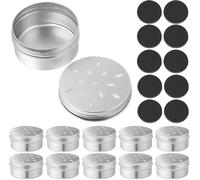 Dog Scent Training Holders, 10pcs Magnetic Tins with Strips for Canine Nose Work & Agility Training Supplies