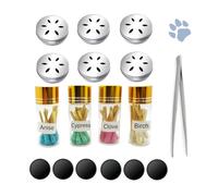 Dog Scent Training kit, Nose Scent Work kit tins for Dogs, Dog Brain Hide and S ames, Pup Scent Work Starter Kit(6 Box+4 Nose Work Set)