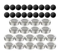 Dog Scent Work Tins - 18-Piece Anti-Chew Pet Puzzle Toys | Dog Treat Container with Magnetic Dots | for Backyard House Apartment Crate Toilet Grass Home Yard Travel