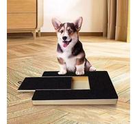 Dog Scratch Board for Nails, Wooden Dog Nail Scratchboard, Pull Out Dogs Cats Nail Scratch Board with Treat Box, Multifunctional Pet Nails File Scratcher Boards Sandpaper Grinding Pad